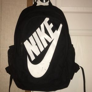 black&white NIKE backpack